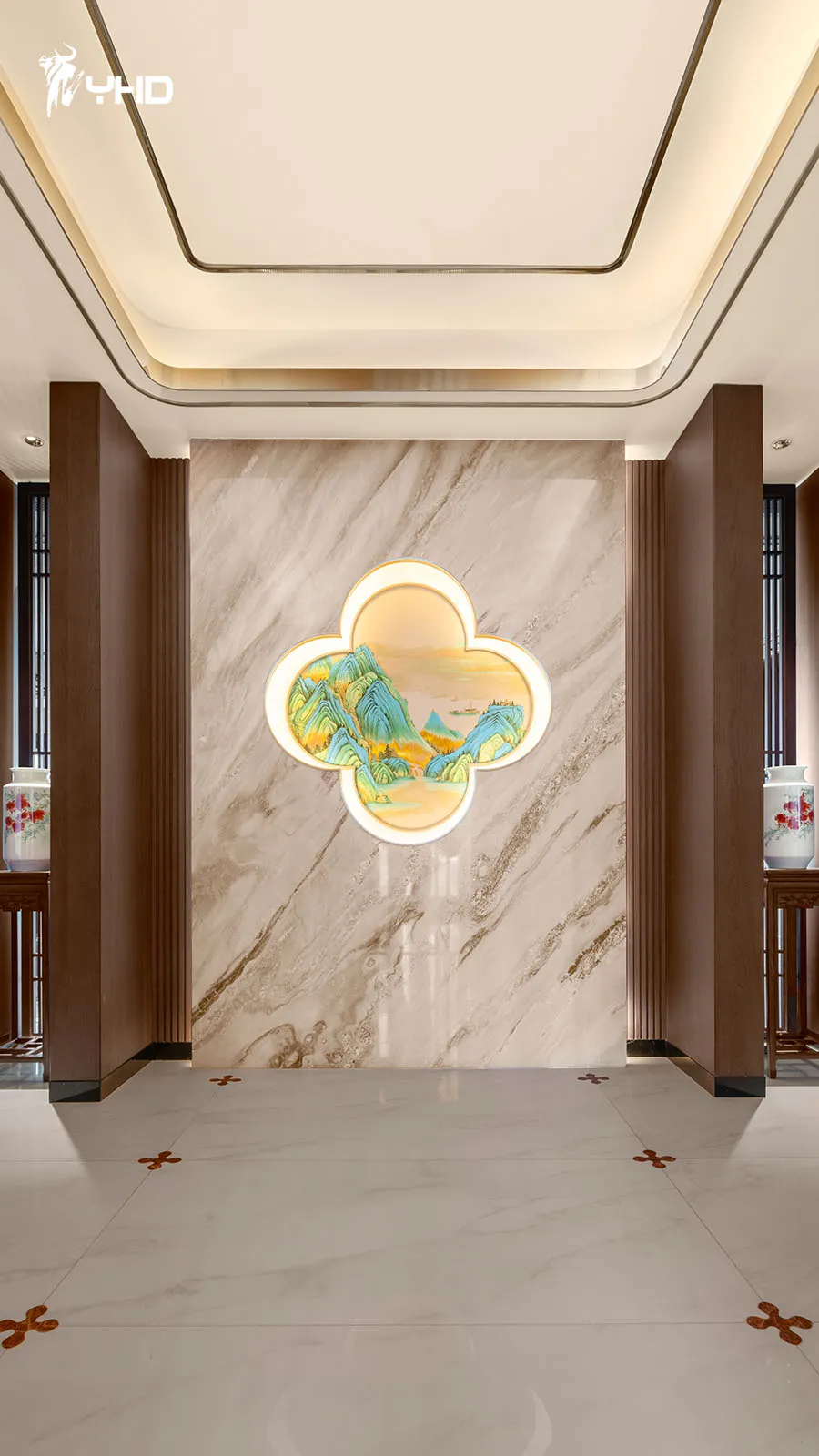 艺鸿实景 |338㎡新中式海景大宅,一方府邸温养一方生息(图20) 艺鸿实景 |338㎡新中式海景大宅,一方府邸温养一方生息(图20)