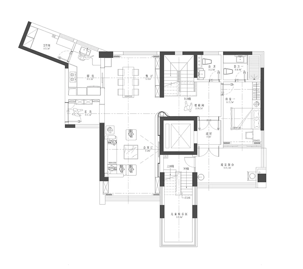 艺鸿实景 | 248㎡简约复式,森林之境!(图25) 艺鸿实景 | 248㎡简约复式,森林之境!(图25)