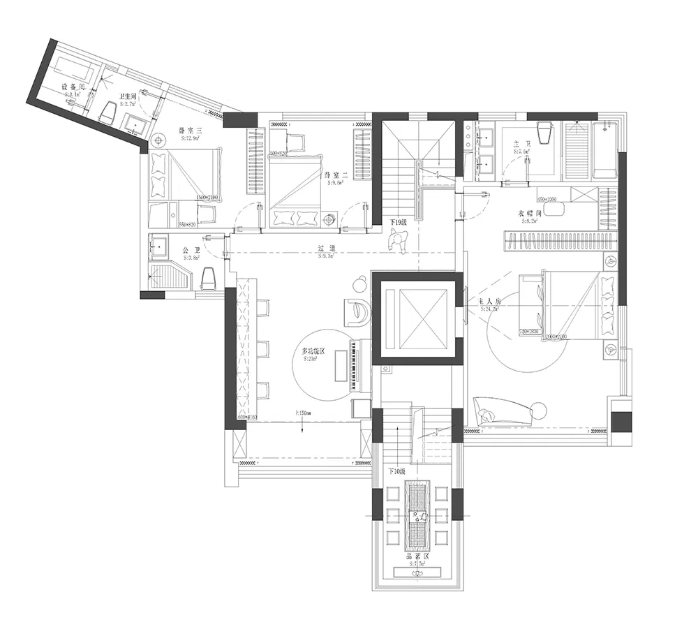 艺鸿实景 | 248㎡简约复式,森林之境!(图26) 艺鸿实景 | 248㎡简约复式,森林之境!(图26)