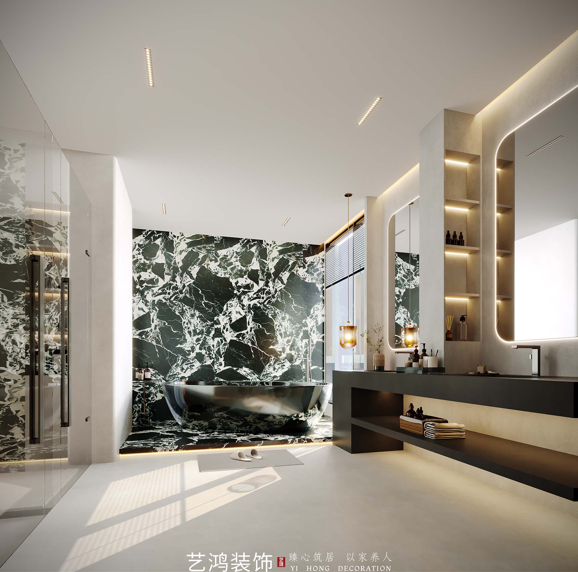 “山有小口，仿佛若有光”丨珠江边2000㎡极简别墅(图48)