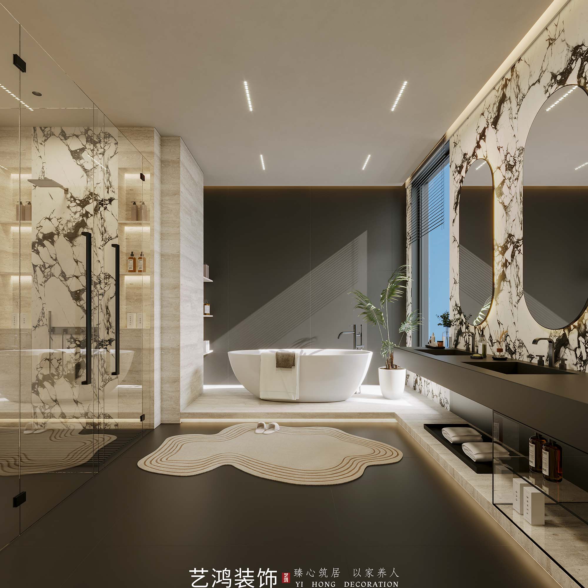 “山有小口，仿佛若有光”丨珠江边2000㎡极简别墅(图53)