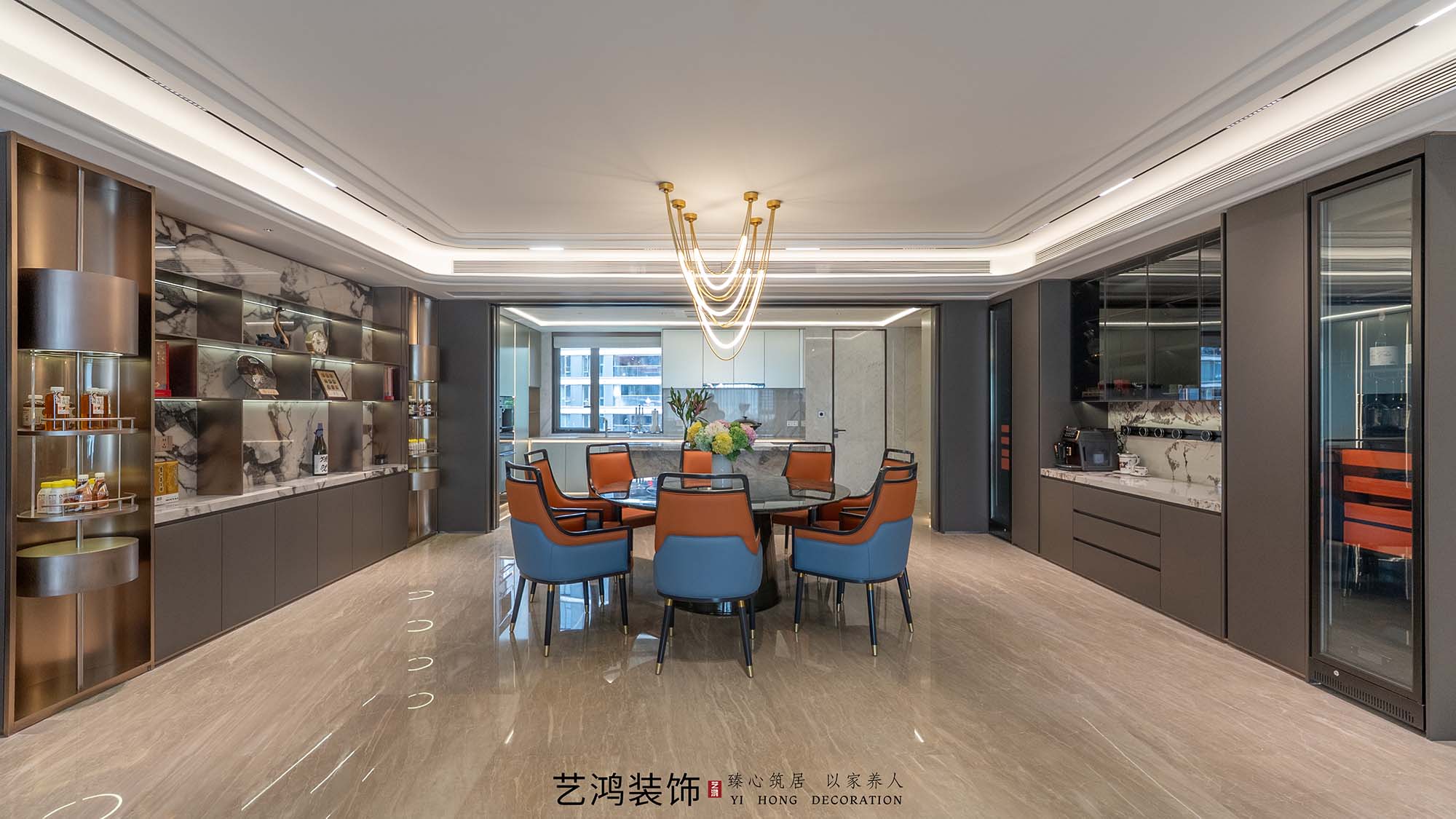 艺鸿案例丨保利天瑞268㎡精装改造，95%还原度的全案落地(图74)