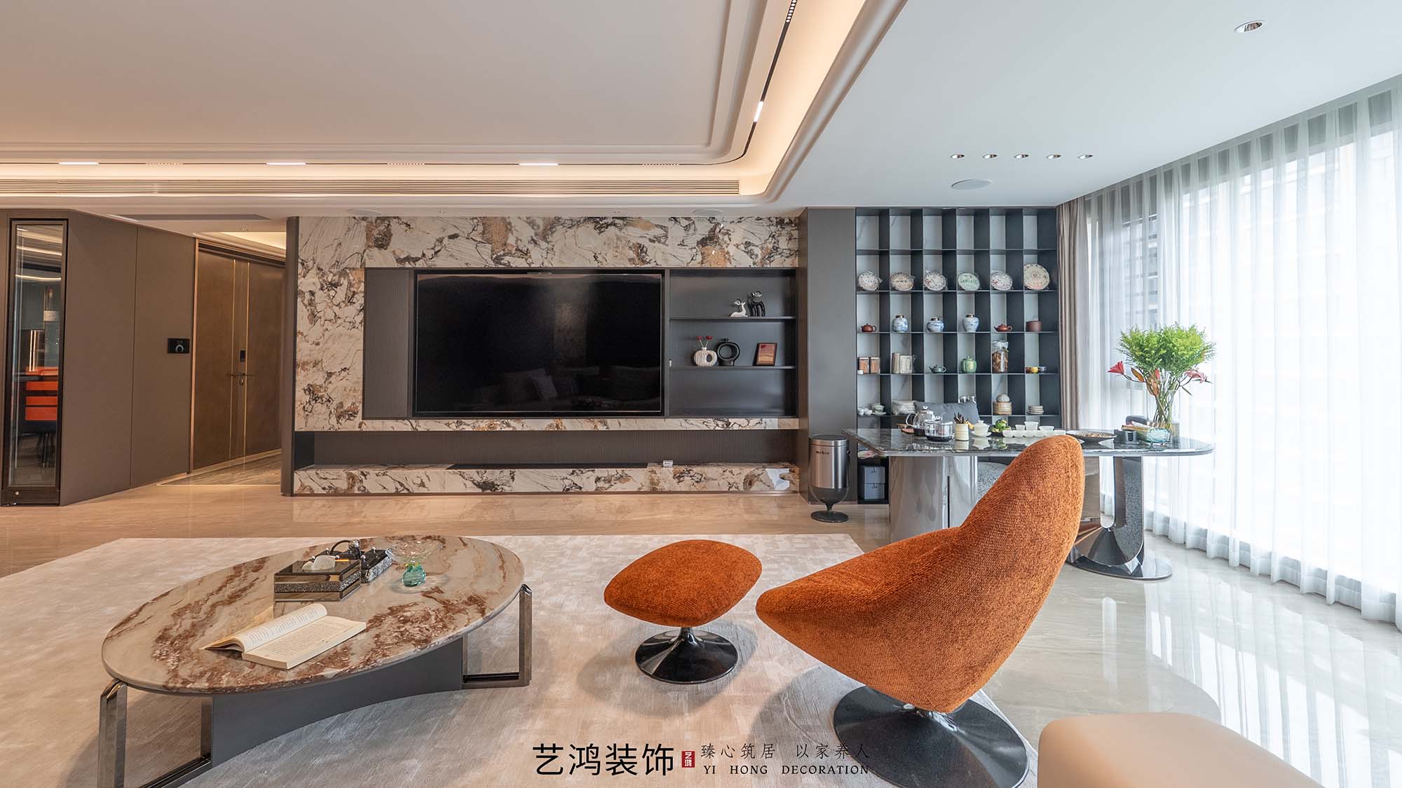 艺鸿案例丨保利天瑞268㎡精装改造，95%还原度的全案落地(图63)