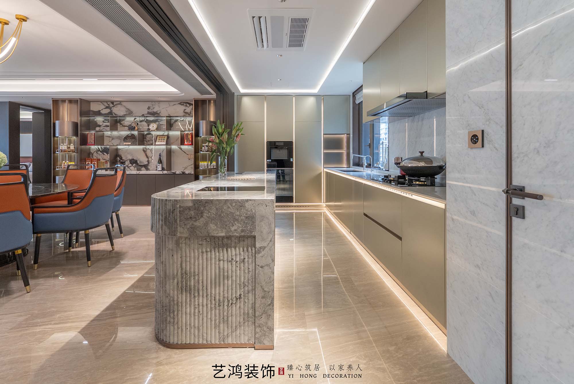 艺鸿案例丨保利天瑞268㎡精装改造，95%还原度的全案落地(图80)